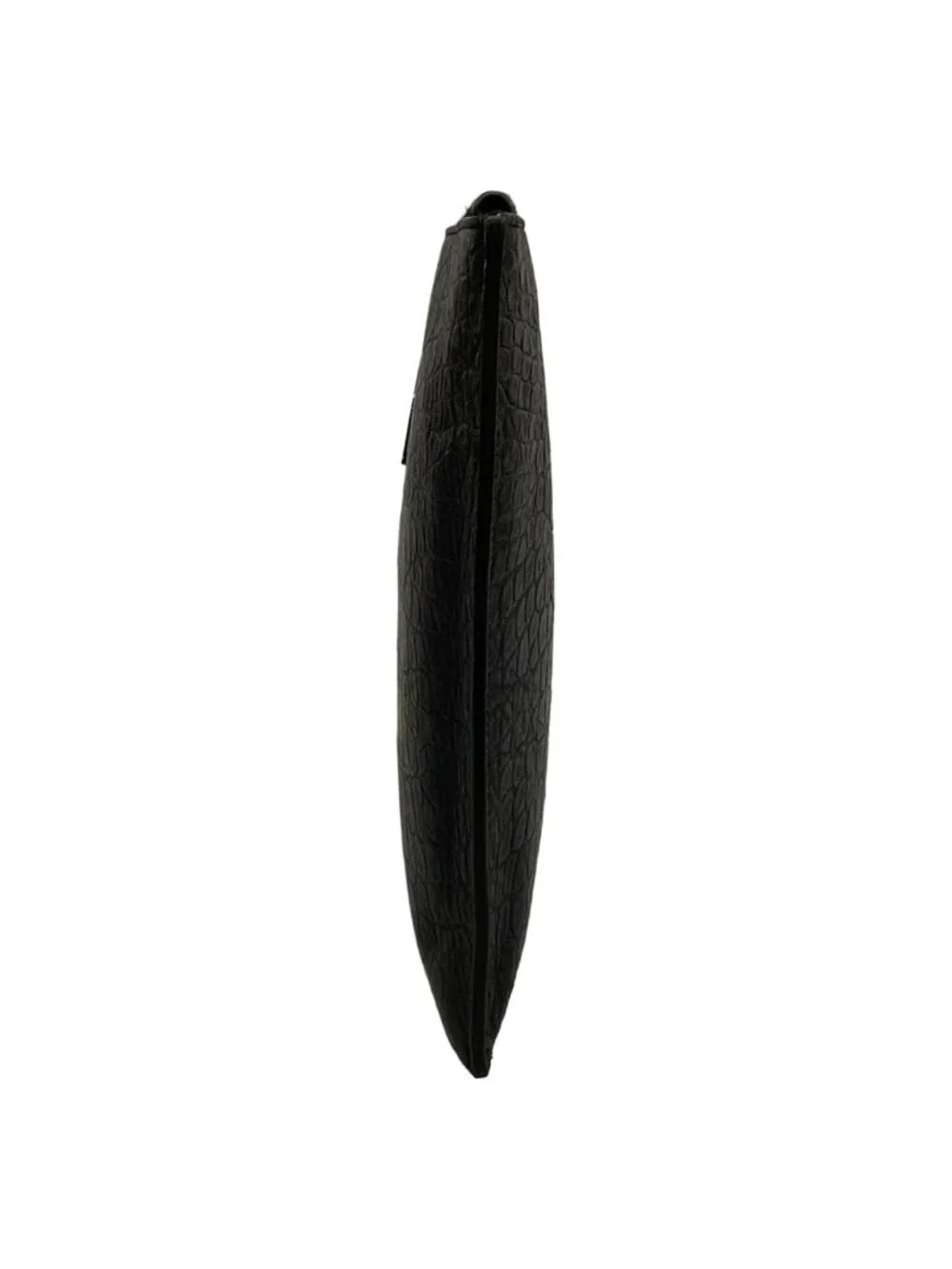 ★SOLD★ Saint Laurent Paris Clutch Black Embossed Leather - Picture 4 of 12